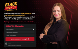 página black week espanhol de verdade