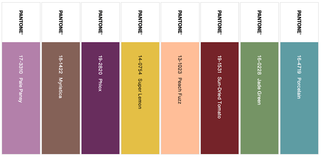 Hybrid Hues, paleta de cores Pantone do ano 2024