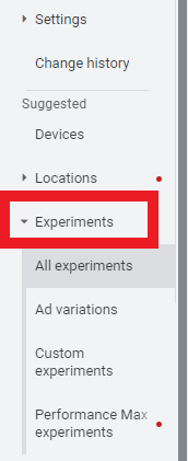 experimentos google ads